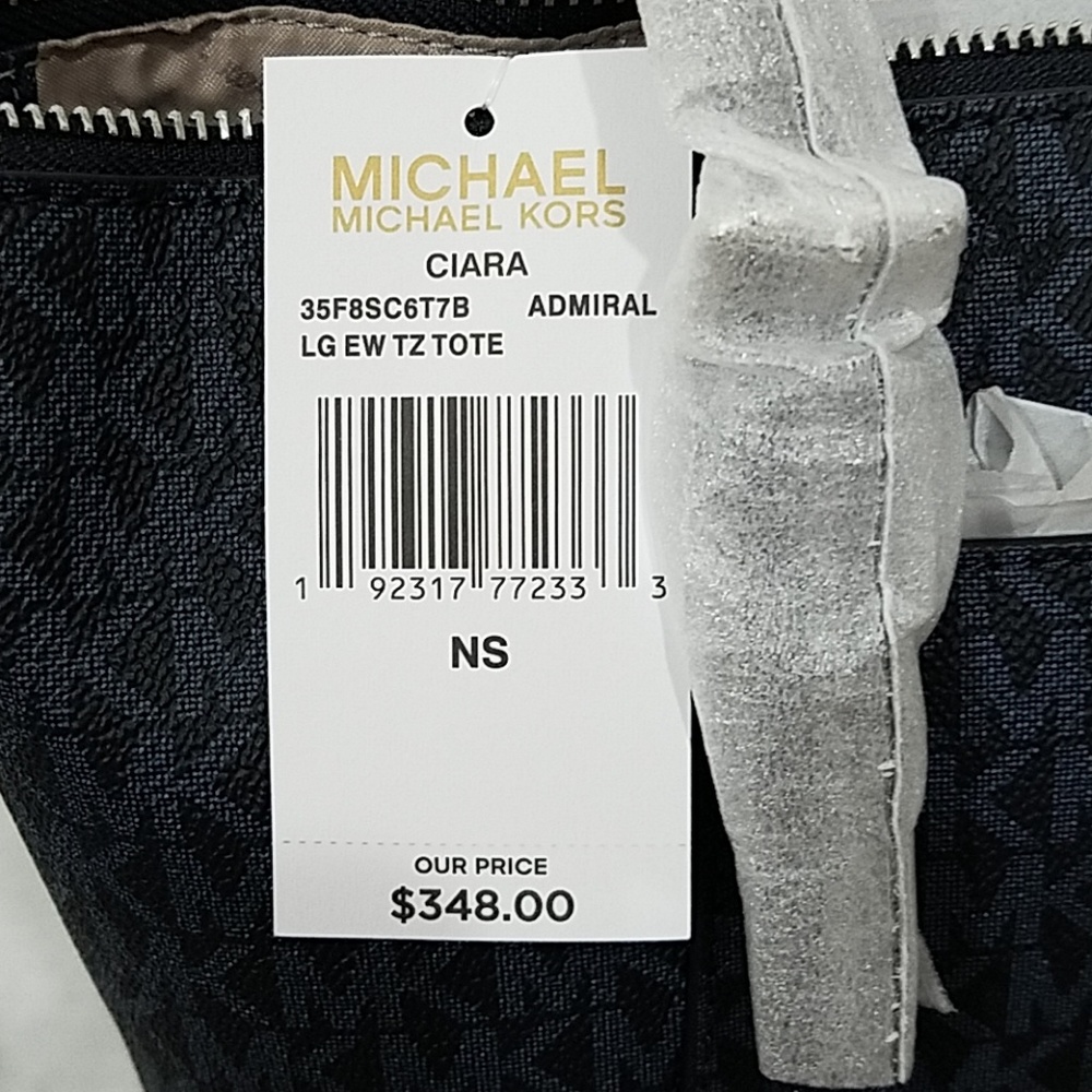 NWT Michael Kors Ciara lg tote - Picture 8 of 8